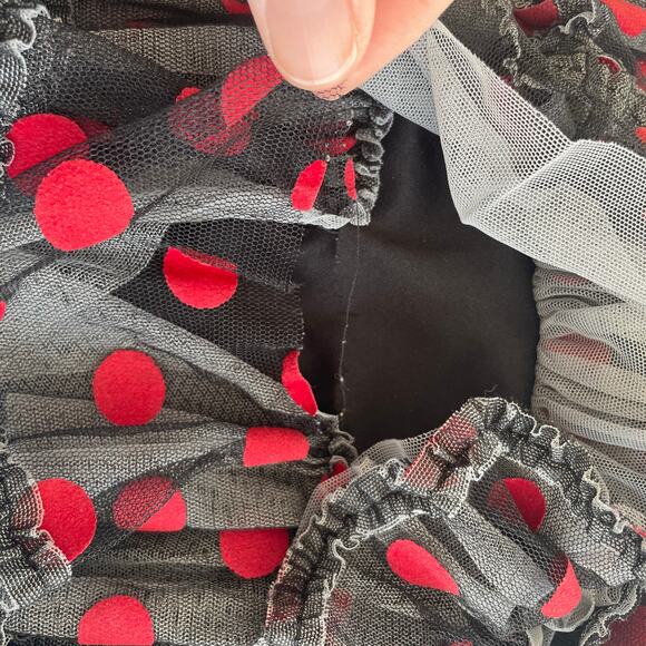 Isobella & Chloe Red and Grey Party Dress - Size 3T - Picture 5 of 5